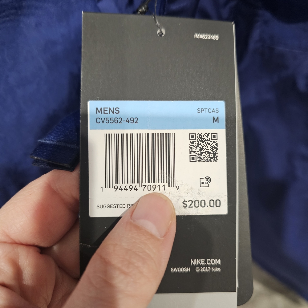 Nike Blue Men's Jacket - Picture 2 of 10